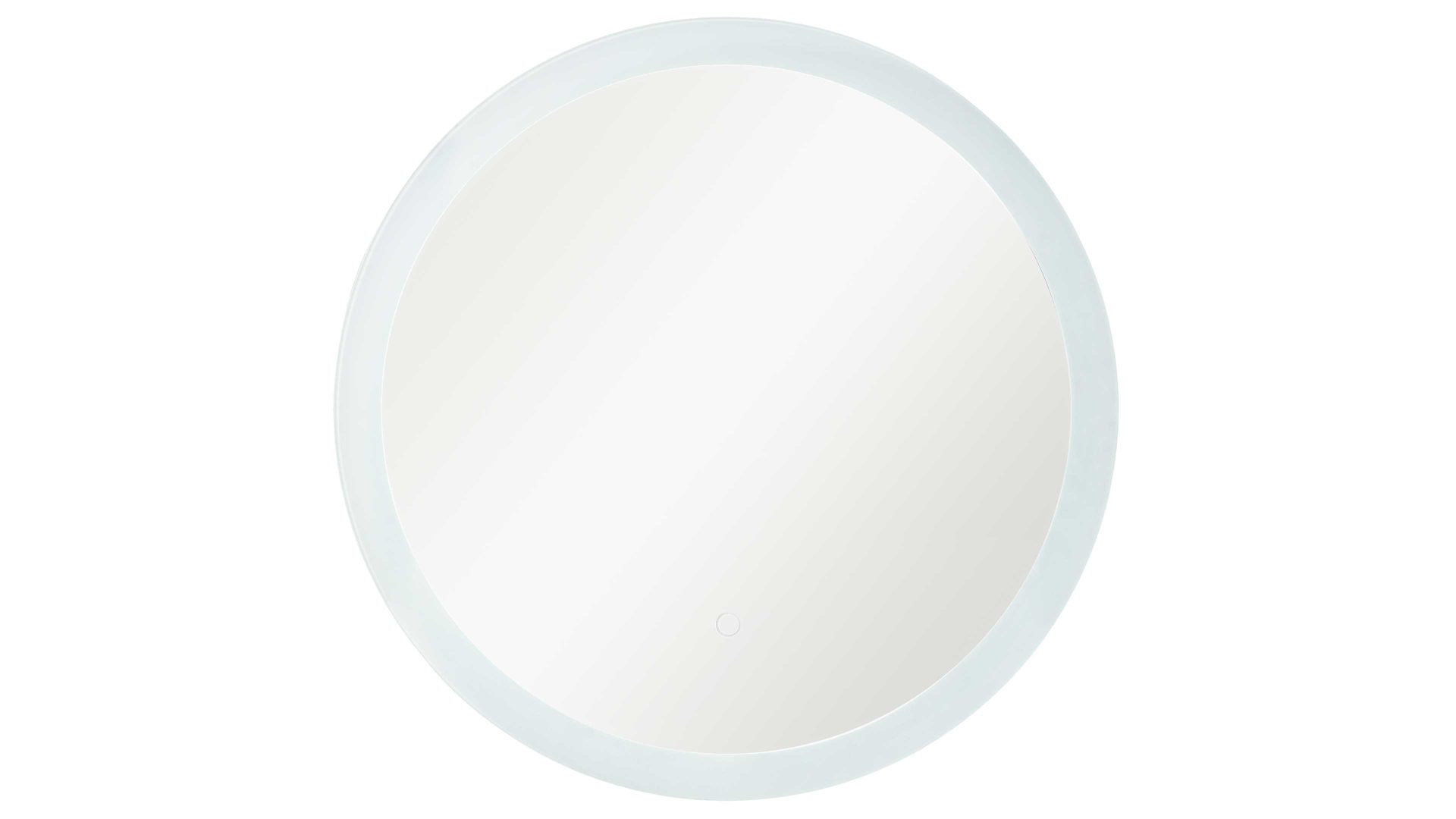 Wandspiegel Interliving aus Spiegel in Transparent Interliving Bad Serie 7332 - Spiegel mit Beleuchtung Durchmesser ca. 60 cm