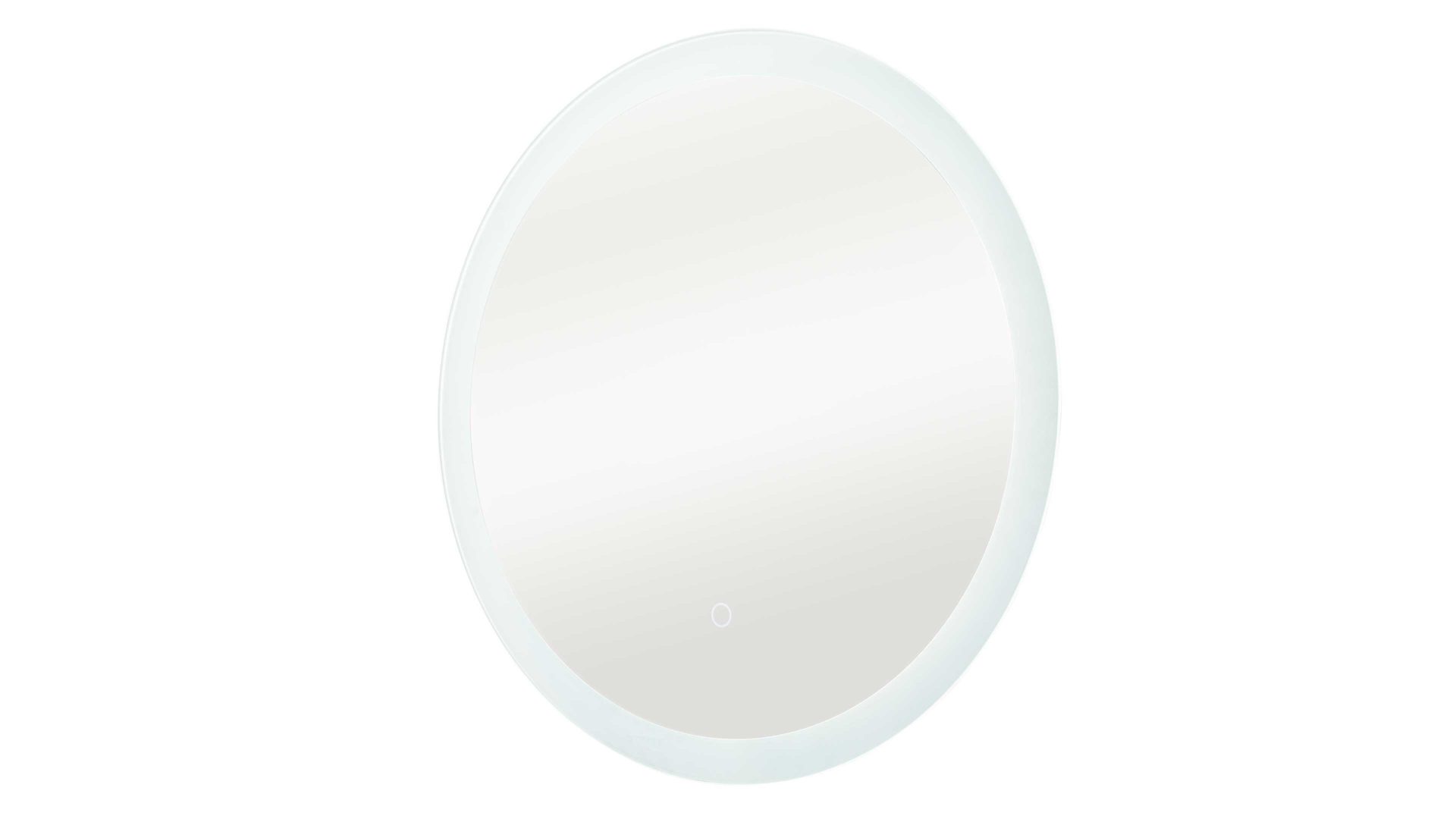 Wandspiegel Interliving aus Spiegel in Transparent Interliving Bad Serie 7332 - Spiegel mit Beleuchtung Durchmesser ca. 60 cm