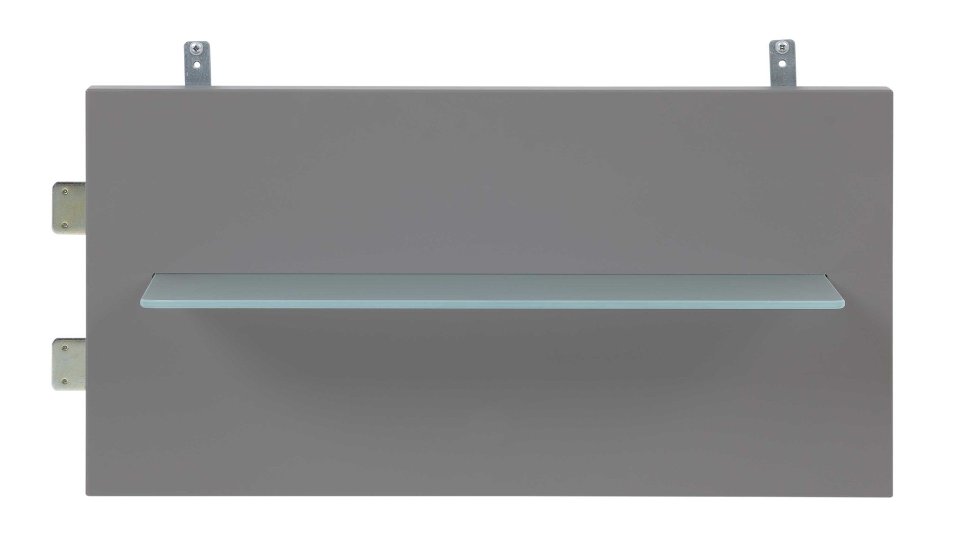 Paneel Interliving aus Holz in Dunkelgrau Interliving Kleiderschrank Serie 1207 – Paneelaufsatz 20226 rechts - Manhattan, Breite ca. 60 cm