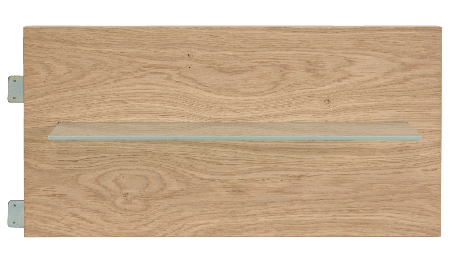 Paneel Interliving aus Holz in Holzfarben Interliving Kleiderschrank Serie 1207 – Paneelaufsatz rechts - Wildeiche, Breite ca. 60 cm