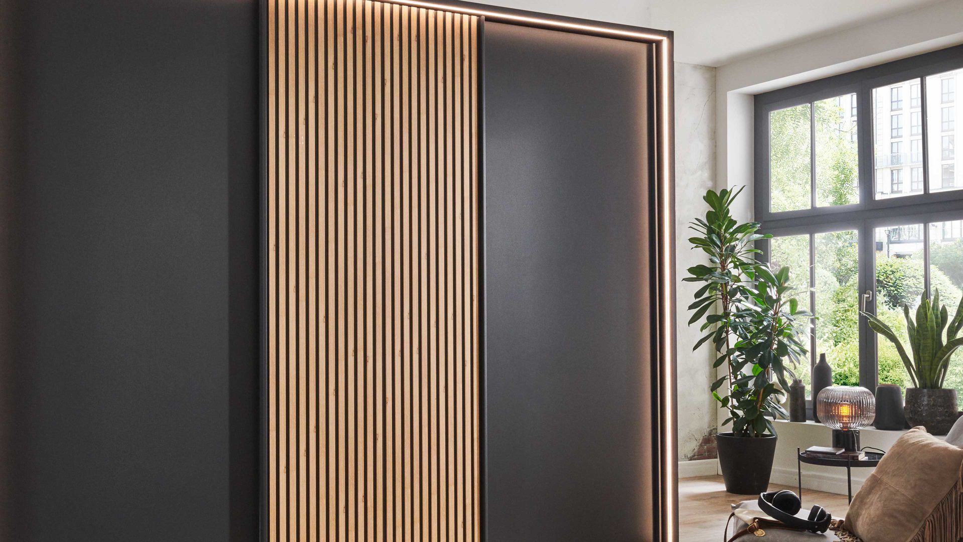 LED-Beleuchtung Wiemann | oeseder aus Kunststoff in Weiß WIEMANN Schlafzimmerserie Denver - LED-Beleuchtung Breite ca. 306 cm