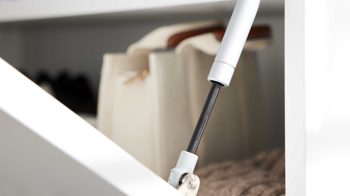 Garderoben-Set Interliving aus Holz in Weiß Interliving Garderobe Serie 6012 - Garderoben-Set 01 weißer Mattlack & Steineiche - dreiteilig