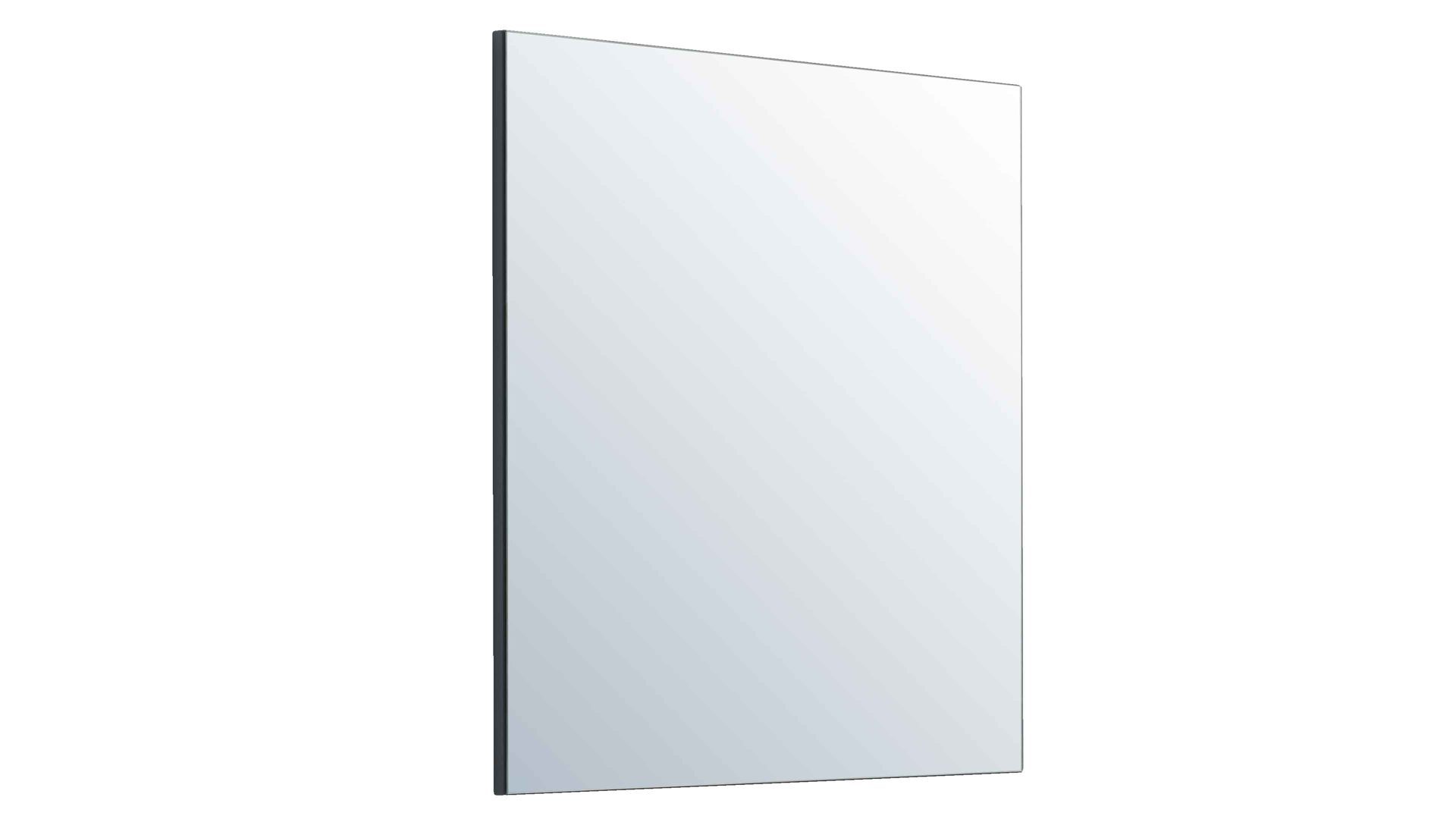 Wandspiegel Interliving aus Spiegel in Transparent Interliving Garderobe Serie 6012 - Spiegel anthrazitfarbener Mattlack - ca. 80 x 82 cm