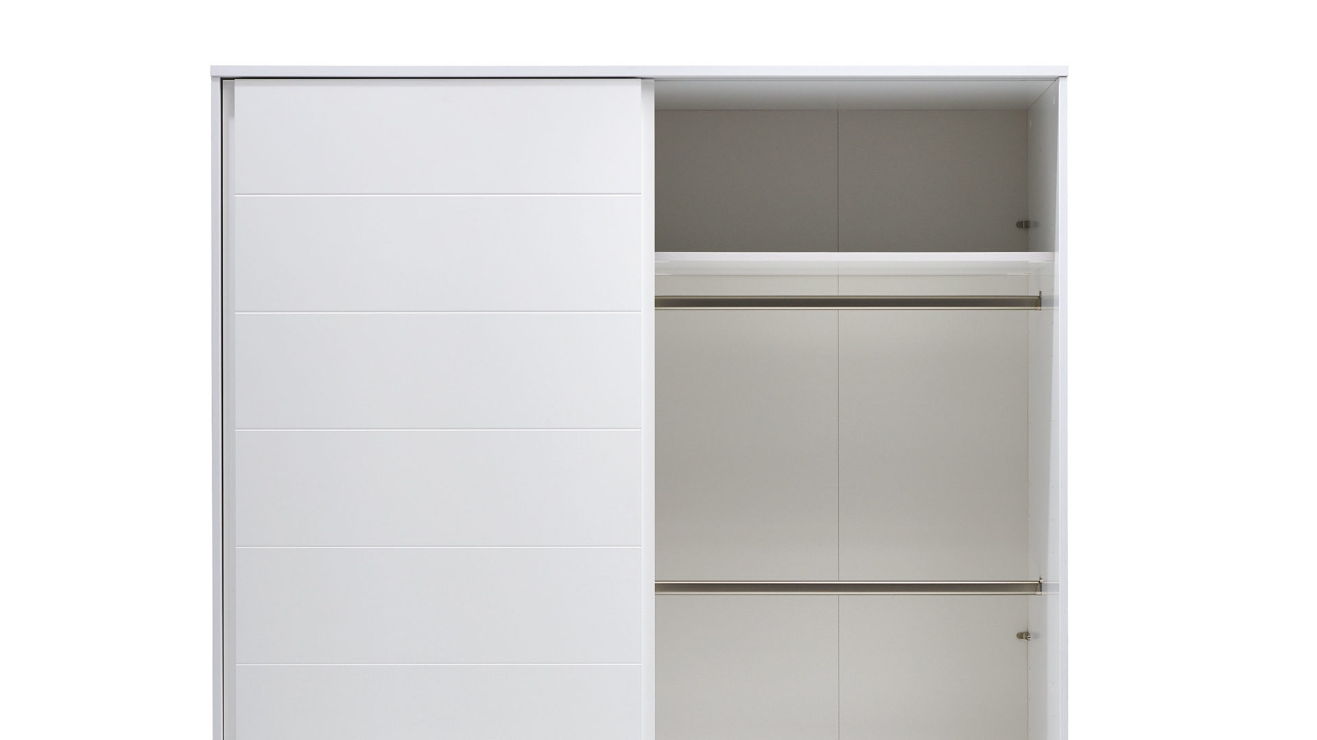 Kleiderschrank Paidi aus Holz in Weiß PAIDI Babyzimmer Fiona – Kleiderschrank Kreideweiß - zwei Türen, Breite ca. 164 cm