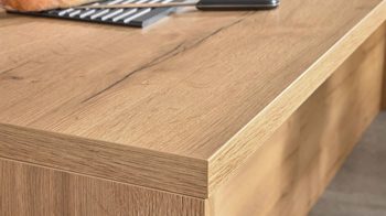 Einbauküche Interliving aus Holz in Grün Interliving Küche Serie 3065 mit SIEMENS-Einbaugeräten Olive & Eiche Ventura – Stellfläche ca. 350 x 278 cm