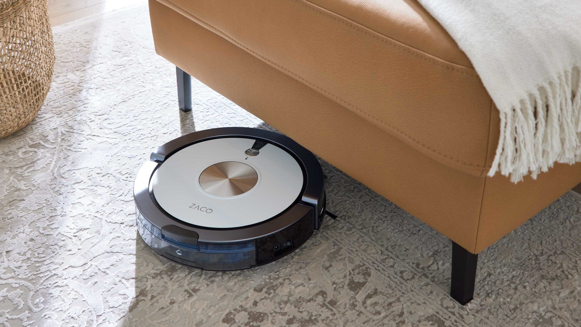 Polsterhocker Interliving aus Stoff in Orange Interliving Sofa Serie 4064 - XXL-Polsterhocker kurkumafarbene Mikrofaser Galero Punto & Fuß W003-01 - ca. 130 x 65 cm