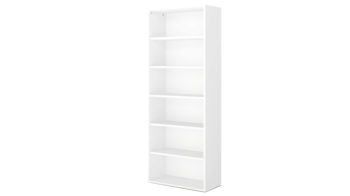 Regal Mäusbacher i.i. aus Holz in Weiß Büroprogramm Big Profi Office - Regal Weiß - sechs Fächer, ca. 82 x 218 cm