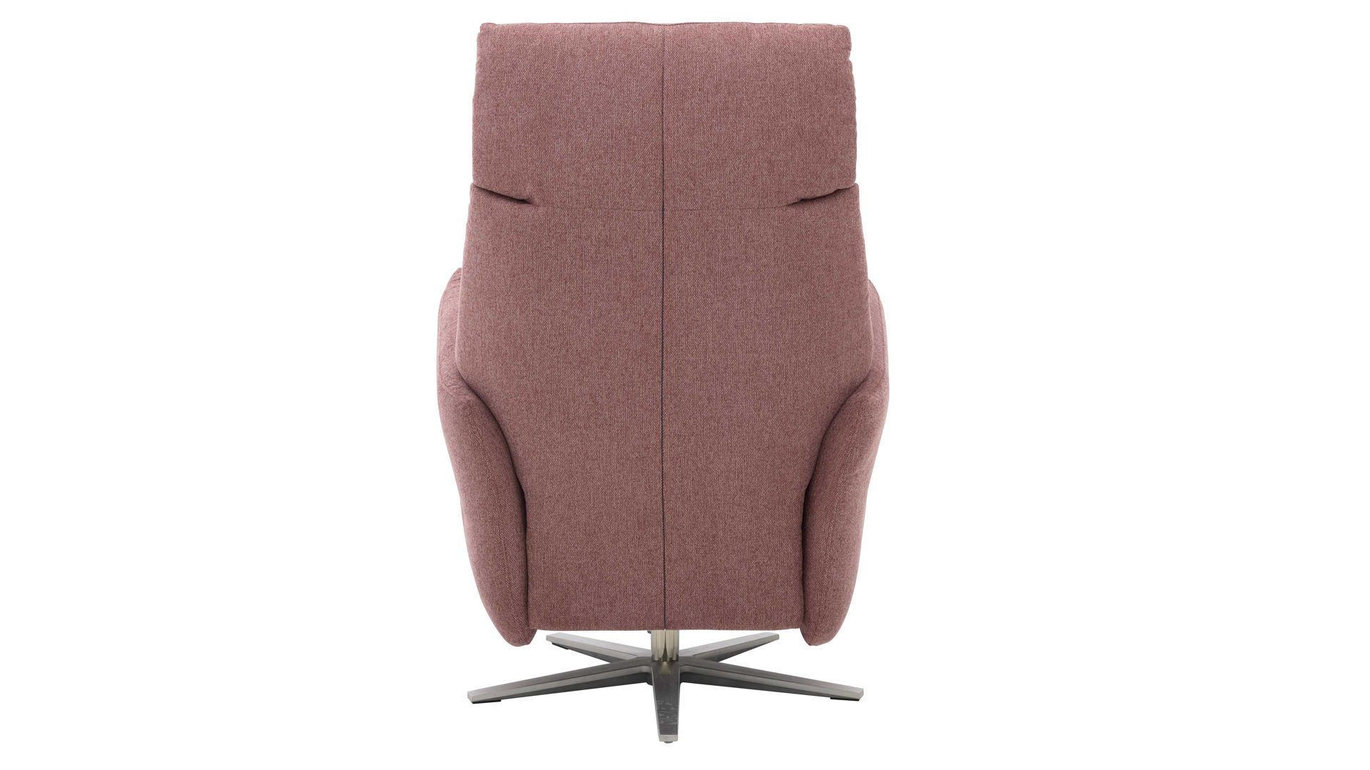 Relaxsessel Interliving aus Stoff in Rosa Interliving Sessel Serie 4504 pastellvioletter Bezug GCP 8 & Edelstahl