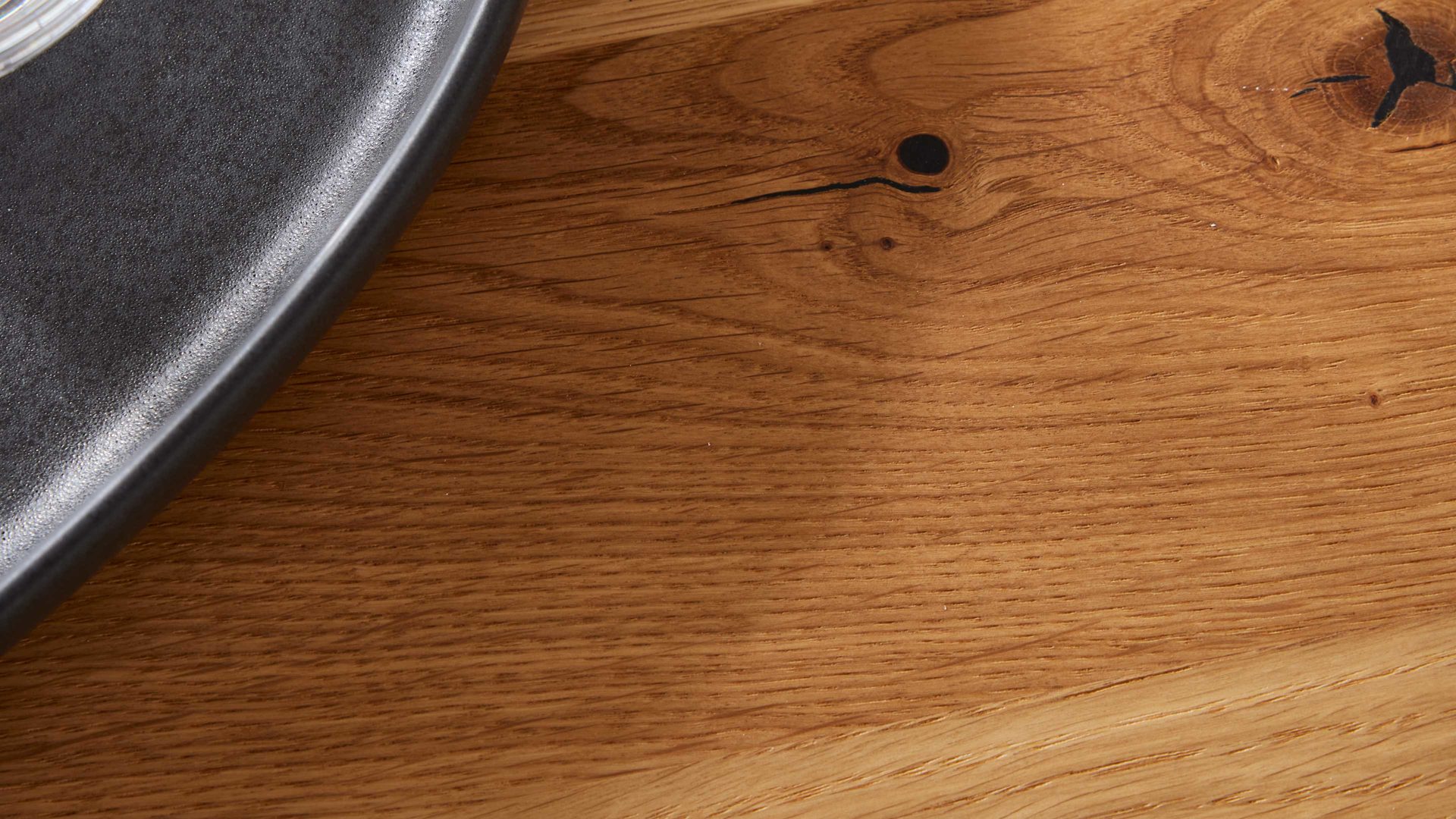 Esstisch Interliving aus Holz in Schwarz Interliving Esszimmer Serie 5118 – Esstisch Charakter-Eiche - ca. 200 x 100 cm