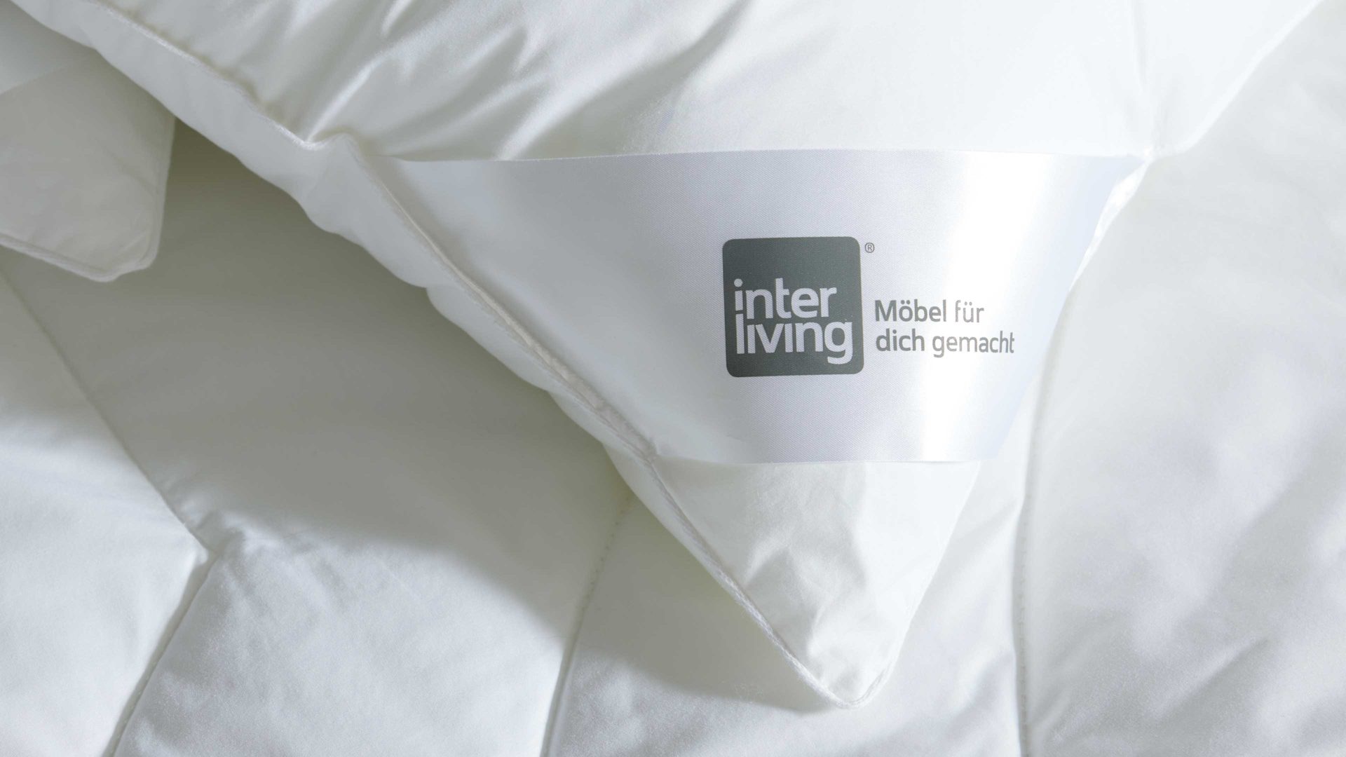 Kopfkissen Interliving aus Stoff in Weiß Interliving Kopfkissen Serie 9201 - 3-Kammerkissen glatter Baumwoll-Batist, ca. 650 g - ca. 40 x 80 cm