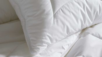 Kopfkissen Interliving aus Stoff in Weiß Interliving Kopfkissen Serie 9202 - Faserkissen gesteppter Edel-Batist, ca. 800 g - ca. 80 x 80 cm