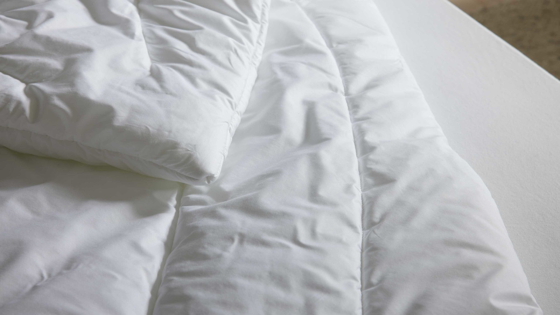 Faserdecke Interliving aus Stoff in Weiß Interliving Bettdecke Serie 9202 - Faserdecke normal, ca. 700 g - ca. 135 x 200 cm