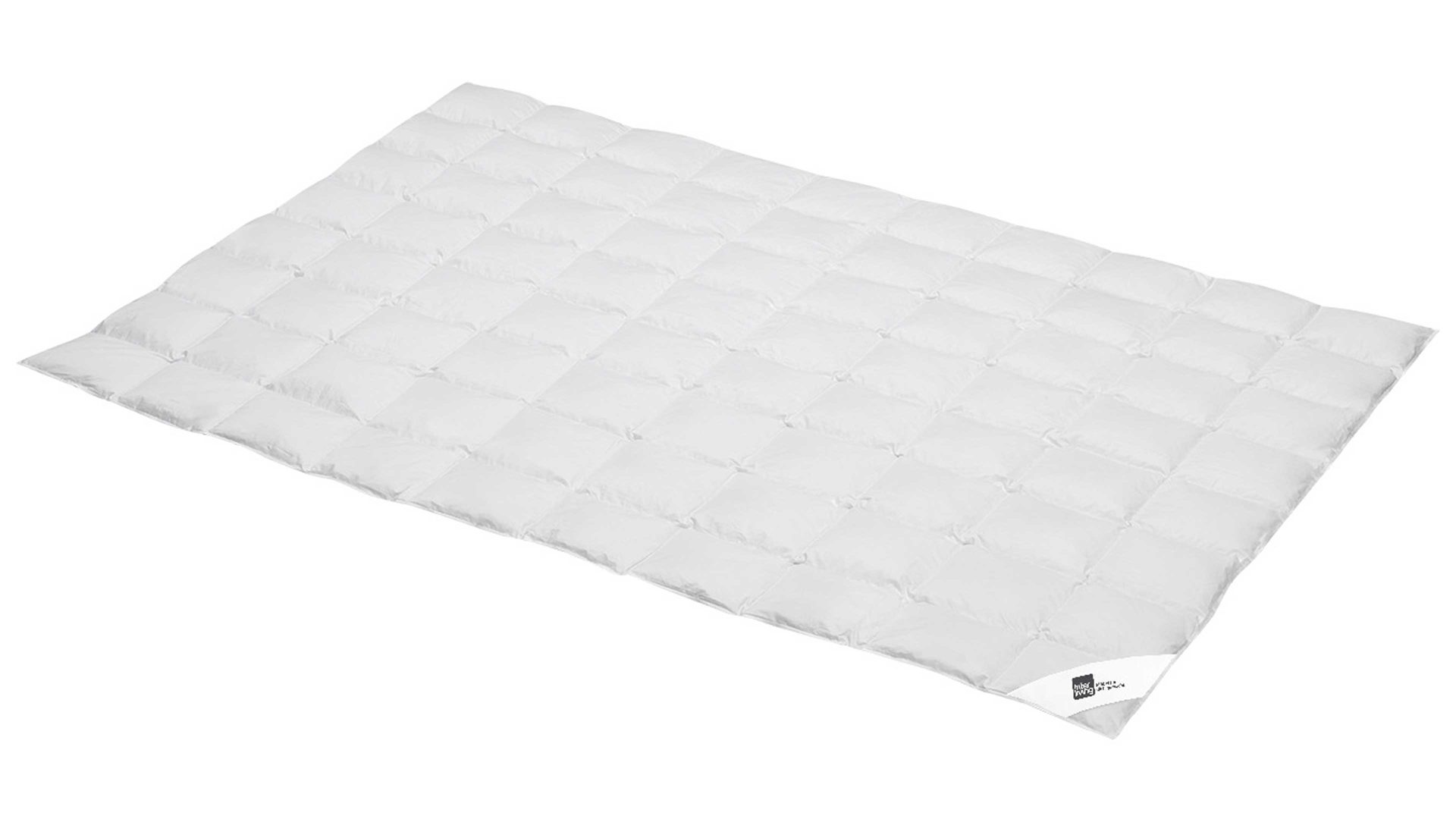 Daunendecke Interliving aus Stoff in Weiß Interliving Bettdecke Serie 9204 - Daunendecke als Sommerbett extraleicht, ca. 240 g Daunen - ca. 135 x 200 cm