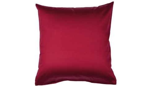 Bettwäsche-Set Janine® aus Naturfaser in Dunkelrot Janine® Bettwäsche-Set Bordeaux - ca. 200 x 200 cm