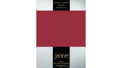 Spannbettlaken Janine® aus Stoff in Graphit Janine® Spannbettlaken Granat - ca. 150 x 200 cm
