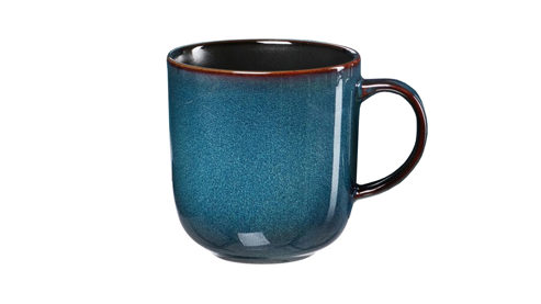 Kaffeeservice Ritzenhoff & breker aus Keramik in Blau Ritzenhoff & Breker Frühstücks-Service Bali blaues Steinzeug – zwölfteilig