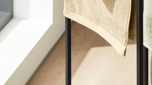 Gästehandtuch Interliving aus Naturfaser in Beige Interliving Handtuch Serie 9108 - Gästehandtuch naturweiße Baumwolle - ca. 30 x 50 cm