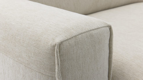 Bigsofa Roomio® aus Stoff in Weiß Roomio® No. 4100 - Bigsofa champagnerfarbener Bezug Cosmopolitan - Länge ca. 246 cm