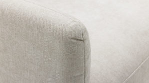 2,5-Sitzer Roomio® aus Stoff in Weiß Roomio® No. 4104 - 2,5-Sitzer naturfarbener Strukturbezug Yelda & Holzfüße 1103 HFEG - Länge ca. 172 cm