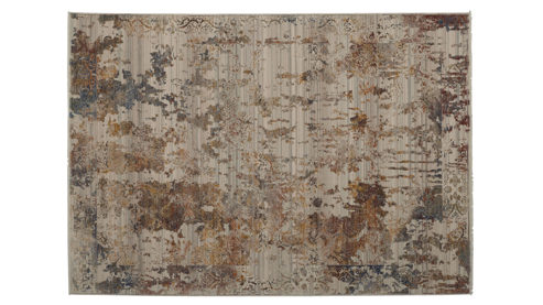 Webteppich Roomio® aus Kunstfaser in Beige Roomio® Teppich No. 8305 sandfarben gemustert - ca. 160 x 235 cm
