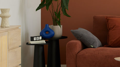 Kissenbezug /-hülle Roomio® aus Stoff in Grau Roomio® Kissenhülle No. 9403 aschegrauer Breitcord - ca. 45 x 45 cm