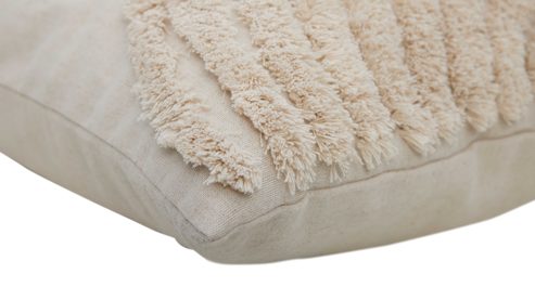 Kissenbezug /-hülle Roomio® aus Stoff in Beige Roomio® Kissenhülle No. 9405 beige Baumwolle - ca. 50 x 50 cm