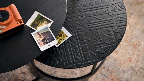 Couchtisch-Set Roomio® aus Holz in Schwarz Roomio No. 2001 - Couchtisch-Set schwarzes Mangoholz & schwarzes Metall - zweiteilig