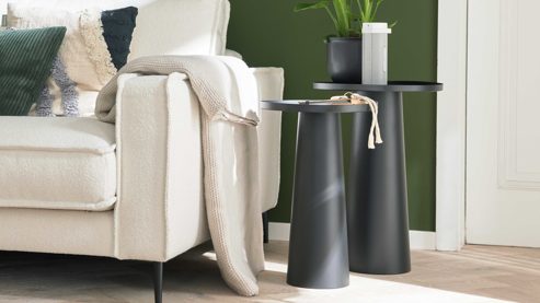 Wohndecke Roomio® aus Stoff in Beige Roomio® No. 9412 - Wohndecke beiges Mischgewebe - ca. 150 x 200 cm