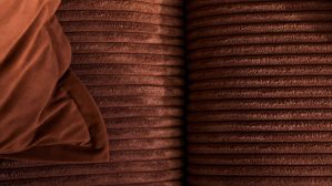 Kissenbezug /-hülle Roomio® aus Stoff in Orange Roomio® Kissenhülle No. 9401 rostfarbener Samt - ca. 40 x 60 cm