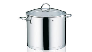 Gemüsetopf Kela | keck & lang aus Metall in Edelstahl Gemüsetopf Cailin Edelstahl & Klarglas - Durchmesser ca. 24 cm