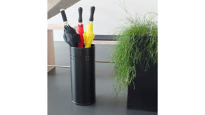 Schirmständer Kela | keck & lang aus Metall in Schwarz Schirmständer GRAPHIT schwarzes Metall - Höhe ca. 50 cm