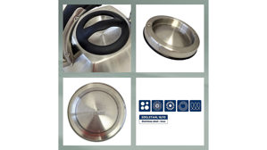 Wasserkessel Kela | keck & lang aus Metall in Edelstahl Wasserkessel Edelstahl - ca. 22 x 25 cm