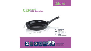 Bratpfanne Kela | keck & lang aus Metall in Schwarz Bratpfanne Atura Schwarz - Durchmesser ca. 28 cm