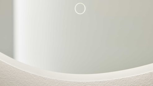 Wandspiegel Interliving aus Spiegel in Transparent Interliving Bad Serie 7490 – Spiegel ca. 120 x 80 cm