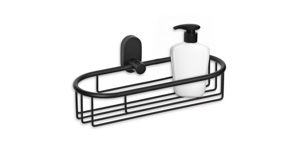 Duschablage Kela | keck & lang aus Metall in Schwarz kela Duchablage Alessio Schwarz - ca. 26 x 10 cm