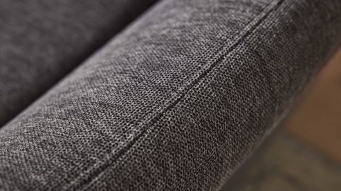 Schlafsofa Interliving aus Stoff in Anthrazit Interliving Schlafsofa Serie 4700 - Schafsofa anthrazitfarbener Bezug Balu & Aluminiumfüße - Breite ca. 188 cm