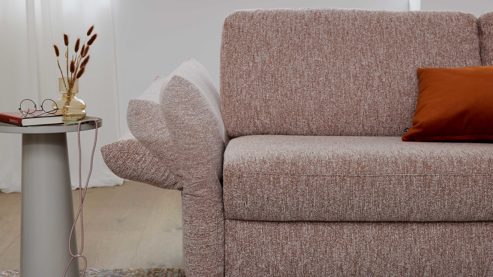 Funktion Interliving aus Metall in Transparent Interliving Schlafsofa Serie 4700 - Liegearmlehne manuell verstellbar