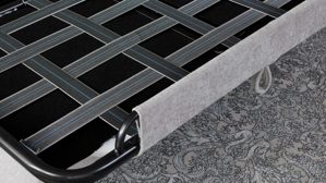 Ecksofa Interliving aus Stoff in Hellgrau Interliving Schlafsofa Serie 4700 - Ecksofa mit Schlaffunktion silberfarbener Bezug Toni & schwarze Metallfüße - Stellfläche ca. 270 x 190 cm