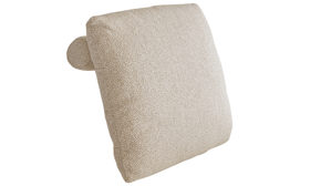 Einzelkissen W.schillig i. i. aus Stoff in Beige W.SCHILLIG Polsterserie Select Venus plus - Kissen mit Rolle für Seitenteil ivoryfarbener Jacquard Bezug O10_43 - ca. 60 x 53 cm