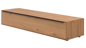 Lowboard Interliving aus Holz in Holzfarben Interliving Wohnzimmer Serie 2033 - Lowboard 126605 Asteiche - eine Klapptür, Länge ca. 182 cm