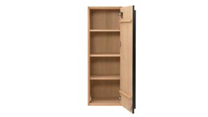 Hängeschrank Interliving aus Holz in Holzfarben Interliving Wohnzimmer Serie 2033 - Hängeschrank Asteiche - eine Tür, Breite ca. 42 cm