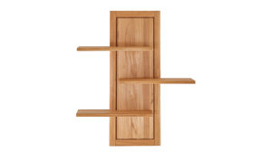 Hängeregal PARTNERRING COLLECTION aus Holz in Holzfarben PARTNERRING COLLECTION Programm Vigo - Hängeregal Eiche geölt - drei Holzböden, ca. 93 x 109 cm