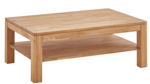 Couchtisch PARTNERRING COLLECTION aus Holz in Holzfarben PARTNERRING COLLECTION Programm Vigo - Couchtisch Eiche geölt - ein Ablageboden, ca. 120 x 80 cm