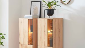 Möbelbeleuchtung Interliving aus Kunststoff in Weiß Interliving Wohnzimmer Serie 2031 - LED-Beleuchtung ZLN245 Breite ca. 45 cm - zweiteilig