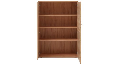 Wohnwand Interliving aus Holz in Holzfarben Interliving Wohnzimmer Serie 2032 - Wohnwand Risseiche - Länge ca. 345 cm