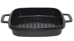 Multifunktionstopf Elo® aus Metall in Schwarz ELO® Multifunktionstopf-Set Cubus Aluminiumguss – ca. 24 x 24 cm