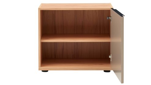 Wohnwand Interliving aus Holz in Grau Interliving Wohnzimmer Serie 2032 - Wohnwand EB31503 Grau & Risseiche - Länge ca. 315 cm