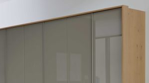 Passepartout Interliving aus Holz in Holzfarben Interliving Kleiderschrank Serie 1210 – Passepartout Balkeneiche - für ca. 300 cm Breite