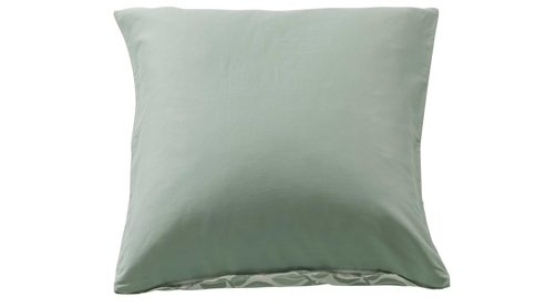 Bettwäsche-Set Interliving aus Stoff in Hellgrün Interliving Bettwäsche Serie 9131 floral salbeigrüner & salbeigrüner Baumwollsatin - ca. 155 x 220 cm