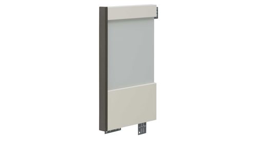 Möbelbeleuchtung Interliving aus Holz in Weiß Interliving Schlafzimmer Serie 1033 – Komplettzimmer mit Beleuchtung weißes Glas & Holz